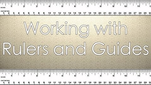Illustrator Tutorial - Working With Rulers and Guides