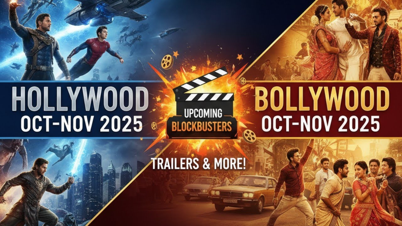 October To November 2025: Top Upcoming movies Bollywood and Hollywood ...