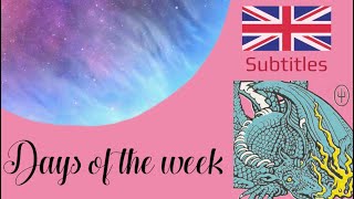 Dni tygodnia w różnych językach | Days of the week in different languages (pl, rus, eng, fr)