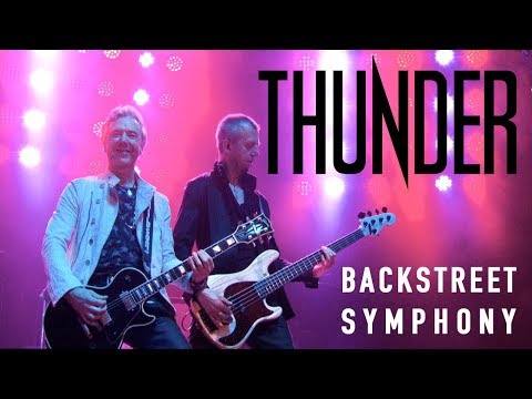 Thunder 'backstreet symphony (live in cardiff)' - official video from the album 'stage'