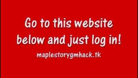 The REAL MapleStory GM Hack!(NOW ADDED NX AND MESO GENERATORS!)