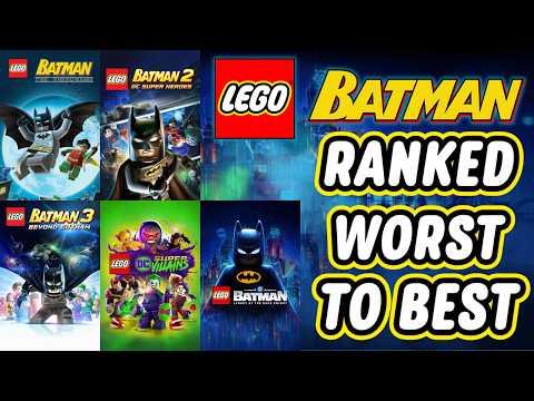 Ranking EVERY LEGO Batman Game WORST TO BEST (Top 5 Games) thumbnail
