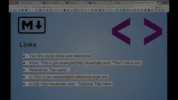 Markdown: How to write out links in Ghost CMS, other web tools.