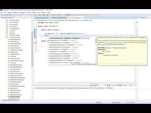 StringBuffer in Java |  Java for beginners | StringBuffer Class
