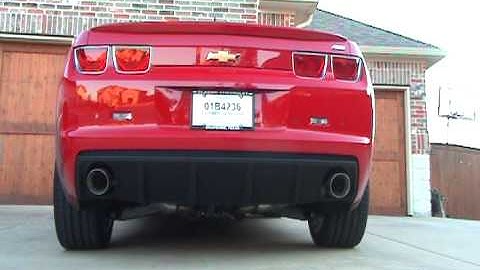 2010 Camaro - Magnaflow resonated X-Pipe, Muffler Delete - Startup