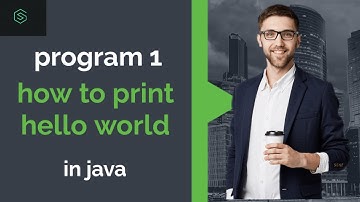 JAVA PROGRAM TO PRINT HELLO WORLD| JAVA TUTORIALS | CODE WITH BRO CODE