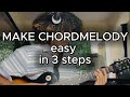 Make Chordmelody Easy in 3 Steps (Fly me to the moon)