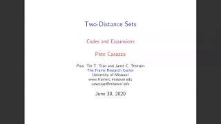 Pete Casazza, Two Distance Sets, 2020.06.30
