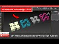 Architecture wall Design in 3dsmax using edit spline//3DCreatives