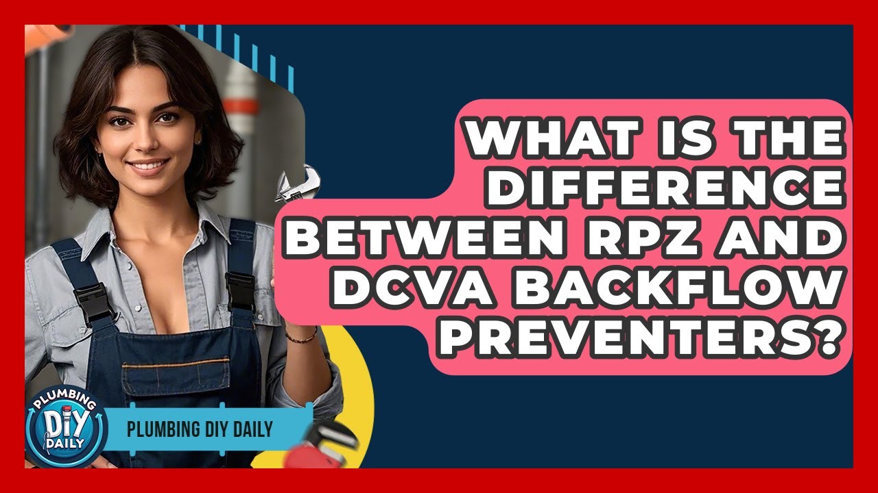 What Is The Difference Between RPZ And DCVA Backflow Preventers? - Plumbing DIY Daily