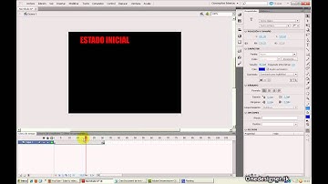 Ejemplo de animación de texto con Flash