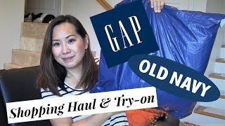Gap & Old Navy Clothing Haul & Try-on | “Mom” Jeans & More!  | August 2018