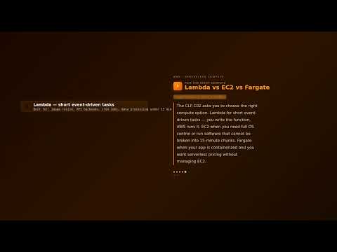 AWS Lambda Explained — AWS CLF-C02 | Serverless, Triggers, Pricing vs EC2