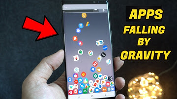 How to make your App Icons Fall by Gravity ?