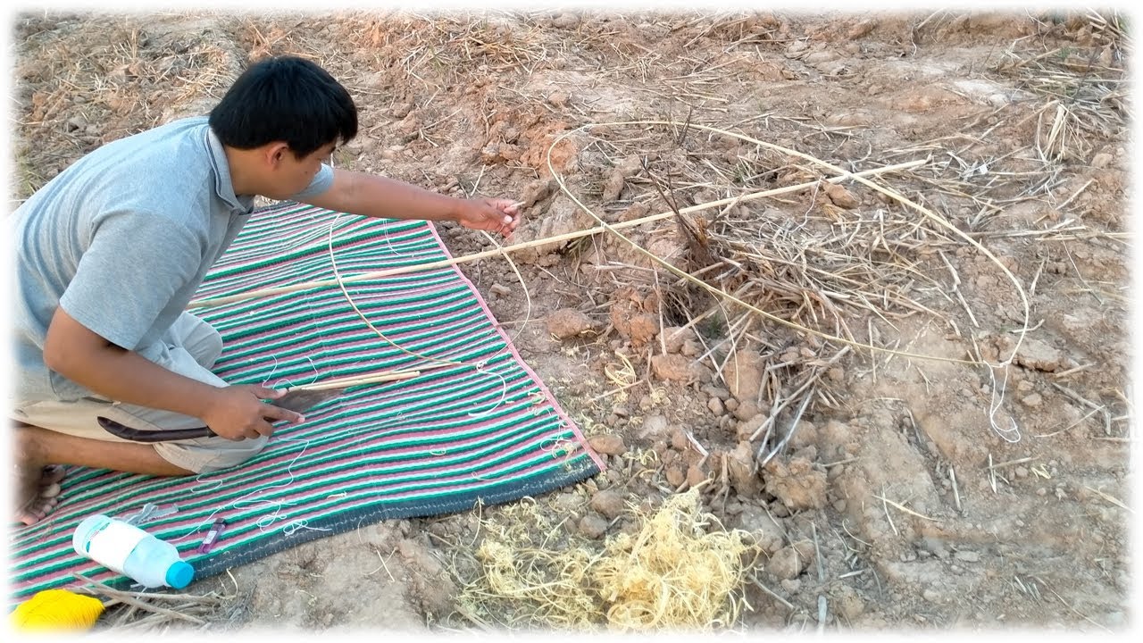 ทำว่าวสองห้อง ขนาด 2 เมตร ตอนที่ 3 - การมัดขึ้นโครง และ เก็บรายละเอียด