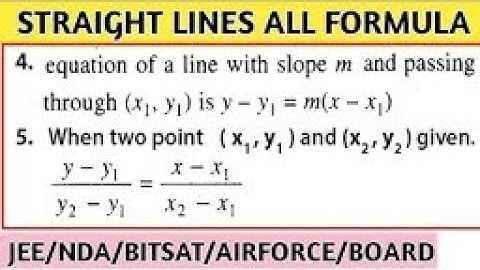 Important Formulas for Maths-1B Straight Line Chapter for Inter💥Coordinate Geometry|Important Part 1