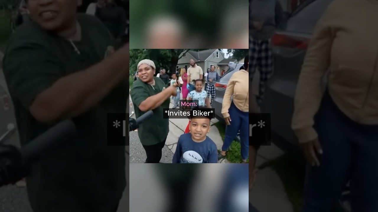 When a Biker Encounters a Welcoming Family...