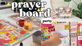✨PRAYER BOARD✨ HOW TO, WHAT IS IT?, & IDEAS | Our First Time Doing a Prayer Board Party
