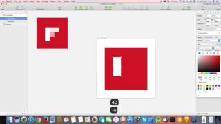 Sketch App Tutorials - Flipboard Icon designed in Sketch