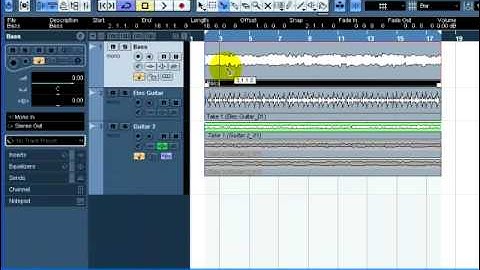 Cubase 4 Tutorial 2 Editing Audio PART 1