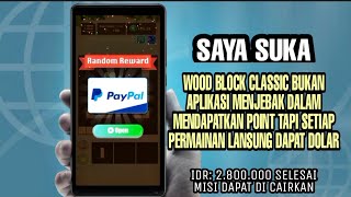 Bisakah dicairkan uang dari Aplikasi Wood block clascic screenshot 4
