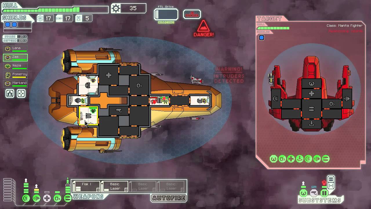FTL: Faster Than Light / Hard / No Pause / Kestrel B