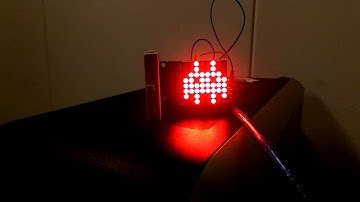 Space invaders 8x8 dot matrix 7219 Arduino