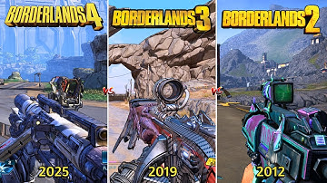 Borderlands 4 vs Borderlands 3 vs Borderlands 2 - Graphics and Physics Comparison