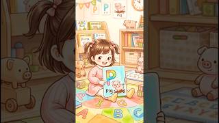 Letter Pp 👉🏻🐷#baby #kids #kidslearning #learningletters #learningsongs #songsforkids #rhymes