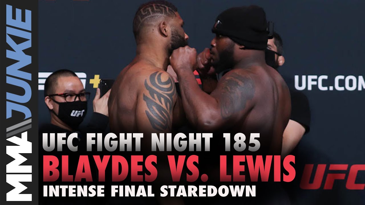 Derrick Lewis KOs Curtis Blaydes at UFC Fight Night 185, MMA UFC