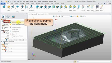 ZW3D CAM Tutorial 2: Understand CAM Mouse Control in Minutes