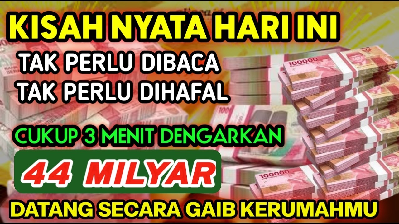 ALHAMDULILLAHBARU PUTARSEBENTAR UANG BENAR2 DATANG SENDIRI KERUMAH, DOA KEKAYAAN PALING MUSTAJAB