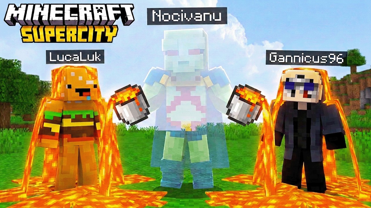 LE TORN LAVA IN CAP INVIZIBIL YOUTUBERILOR in SUPERCITY!
