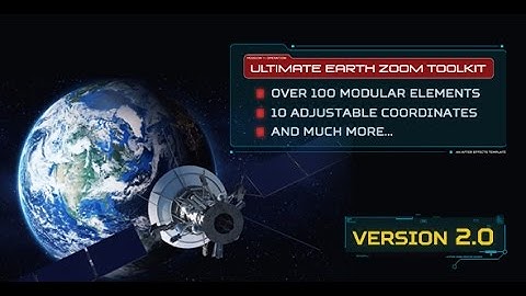Ultimate Earth Zoom Toolkit | After Effects Template