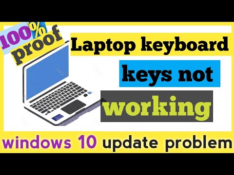 Laptop keyboard keys not working fix  Lenovo IdeaPad 330 or any laptop  windows 10 update problem