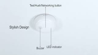 Heiman smart tuya wifi smoke alarm smokefetector fire alarm WS2SA  #smokealarm  #smokedetector