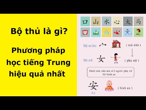Bộ thủ là gì? Phương pháp học chữ Hán hiệu quả nhất | Tiếng Trung 5s