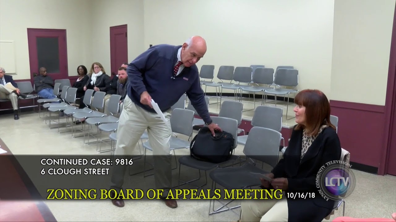 Lynn Zoning Board of Appeals Meeting October 16, 2018 YouTube