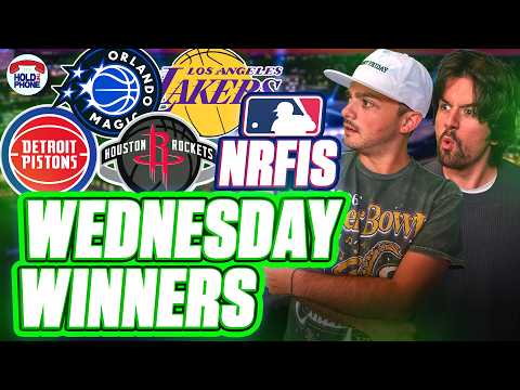 BEST BETS WEDNESDAY: Lakers-Rockets, Raptors-Cavs, Pistons-Magic & MLB NRFI’s!!!