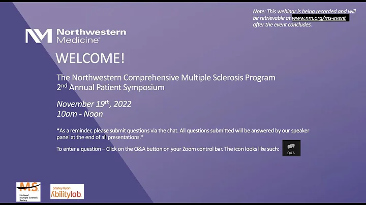 2nd Annual Multiple Sclerosis Virtual Patient and Family Symposium