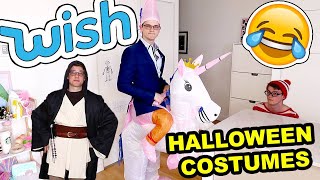 CRAZY HALLOWEEN COSTUMES FROM WISH - HAUL AND TRY ON