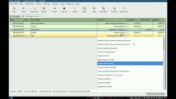 Gnucash Tutorial: Basics