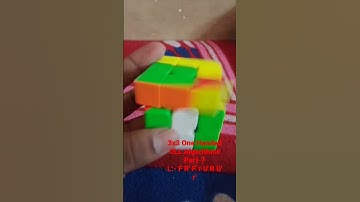 3x3 One Handed OLL Algorithms Part-7