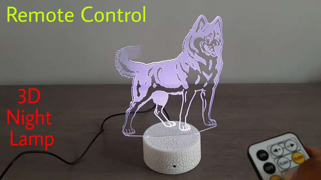 Night Lamp Unboxing || 3D illusion Night Lamp