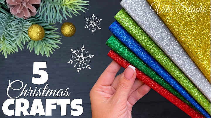 WOW! 💥 5 EASY Christmas Craft Ideas from Foam Sheets! DIY Christmas Decorations 