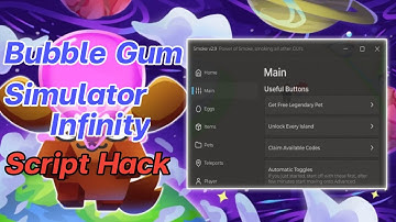 Bubble Gum Simulator Infinity Script 🫧♾️ - Free Legendary Pet , Auto Buy , Auto Farm , Auto Sell