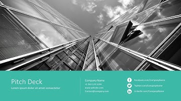 Startup Pitch Deck PowerPoint Template