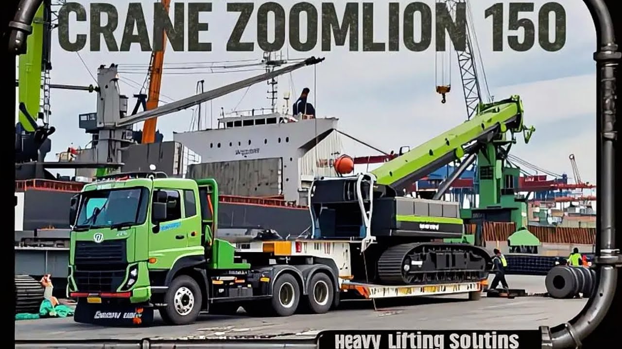 CRANE ZOOMLION 150‼️MUATAN TRUCK ANTAR DALAM KOTA DI PELABUHAN TANJUNG PRIOK