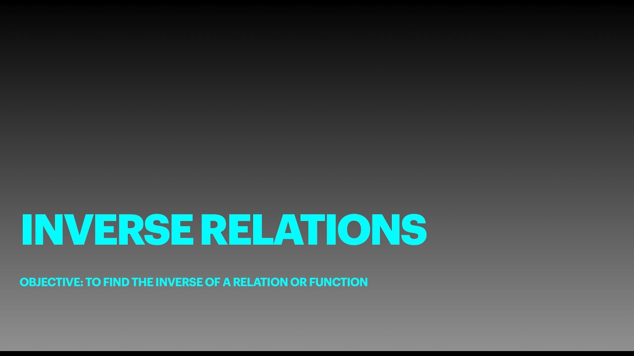 PC Inverse Functions - YouTube