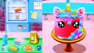 Girl Games: Unicorn 🦄 Cooking Games for Girls Kids. Unicorn Birthday 🥳🎂 Cake. So Trendy screenshot 2